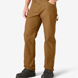 Dickies, work cargo pants, rinsed brown, size: 36x34
